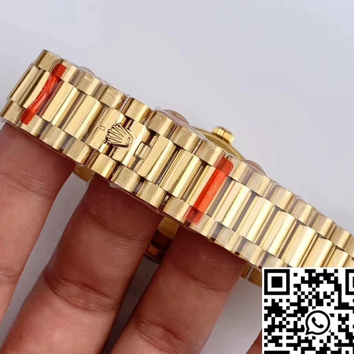 Day-Date Roman Rolex EW M128238 Scale Dial White Time Factory 0129